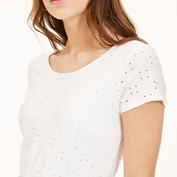 White Sequin Hearts Formal Dress - Picture 5 of 9